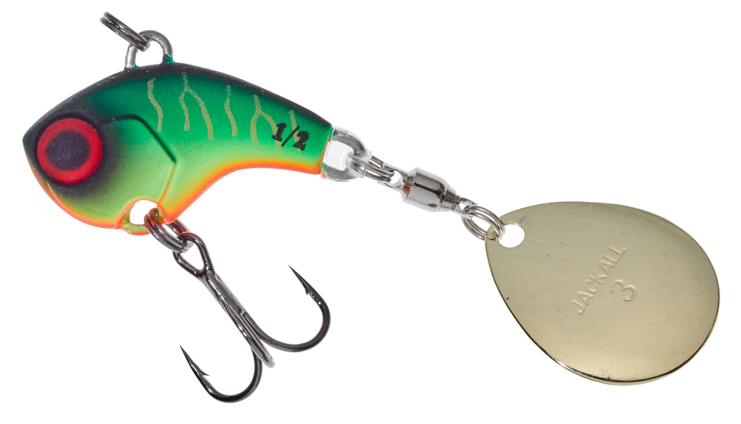 Illex Deracoup Tailspinner – Spinner Köder Mat Tiger 14 g (1 Stück)