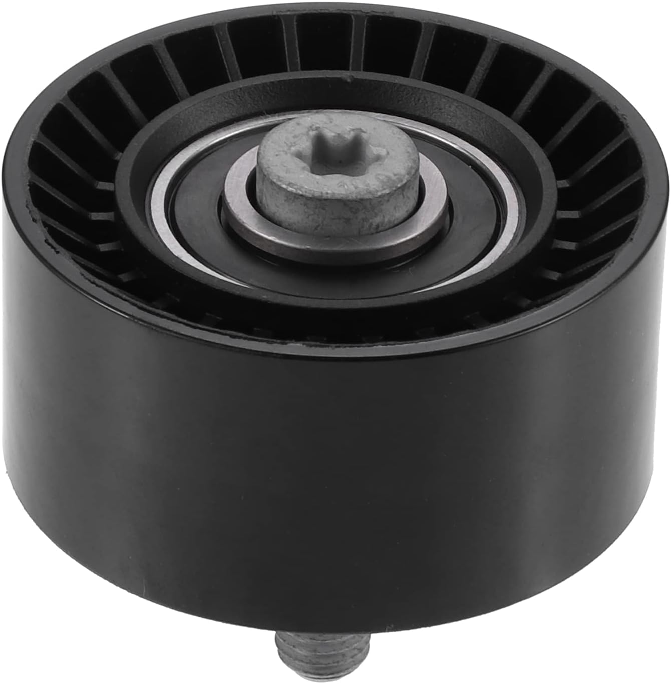 X AUTOHAUX 11288604267 Car Accessory Drive Belt Idler Pulley Guide Pulley for BMW 335i 2012-2015 for BMW 335i GT XDrive 2014-2016