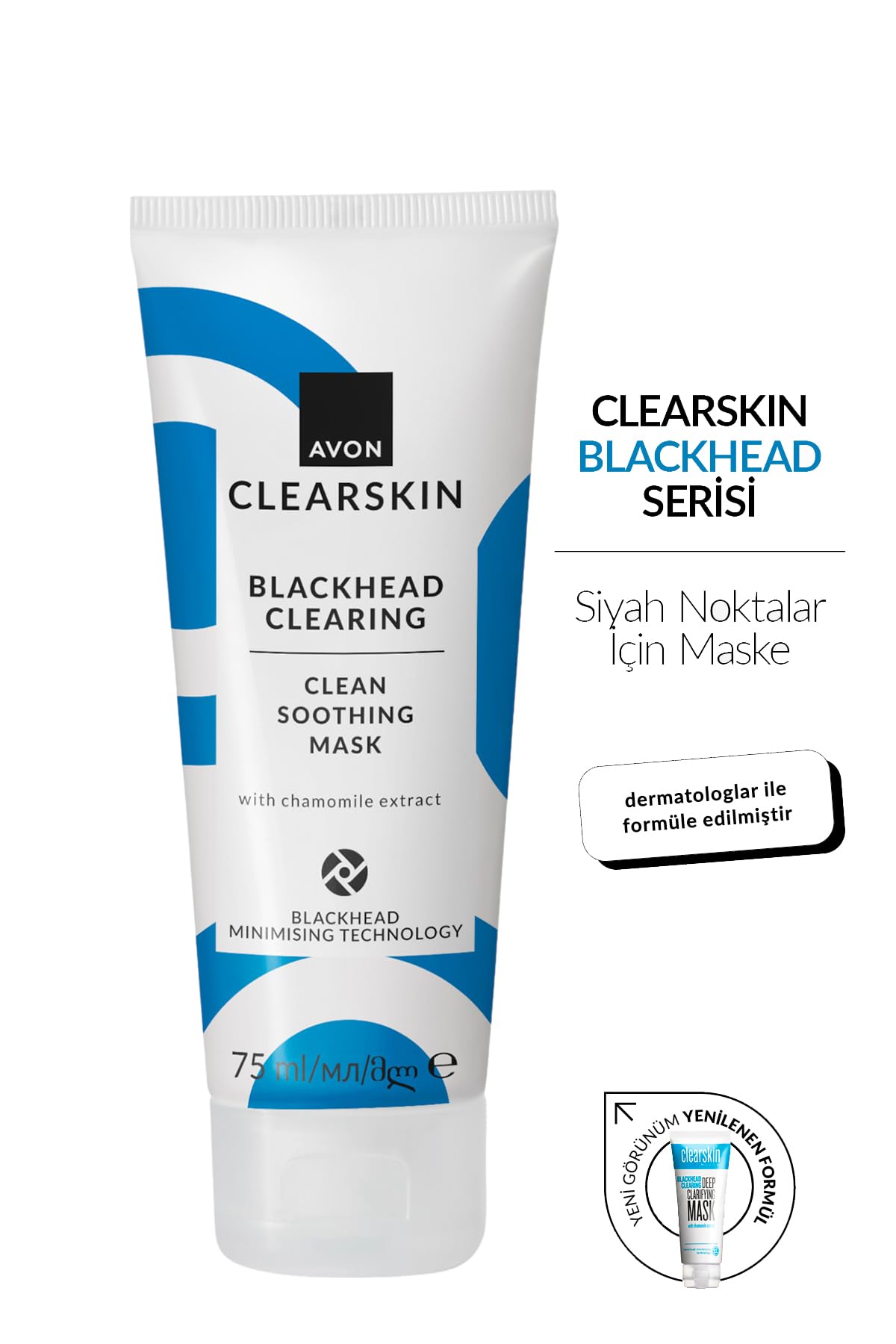 Avon Siyah Noktaların Görünümü İçin Ferahlatan Arındırıcı Yüz Maskesi 75 Ml.
