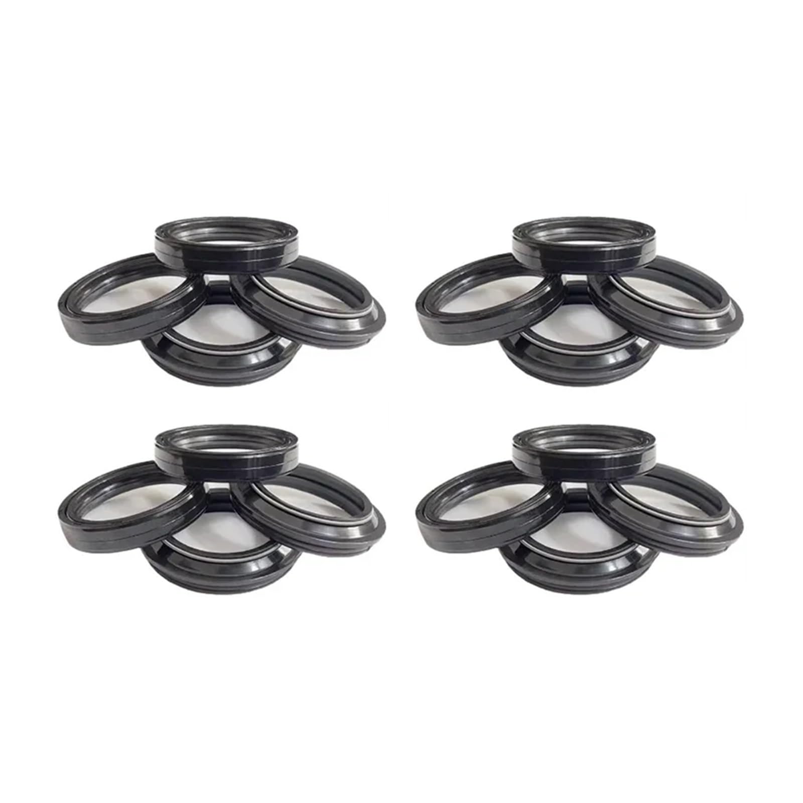 Retenes de retén de aceite for eje de amortiguador de horquilla delantera (41 x 54 x 11 mm), cubierta antipolvo (41 x 54 mm) for FLHRC Road King Classic (2007-2009)(8pc Seal 8pc Cover)