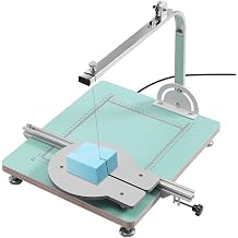 Portable Desktop Hot Wire Foam Cutting Machine 110V Board Wax Wire Foam Styrofoam Cutter Machine Working Stand Table Tool for Forming and Sculpting Styrofoam, 72W