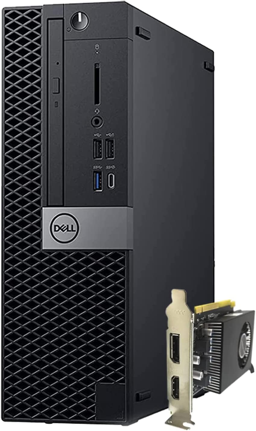 Dell Video Editing CAD OptiPlex 3040 Desktop Computer PC, Intel Core i7-6500, 3.2 GHz Processor, 16GB RAM, 480GB SSD (Fast Boot) + 2TB HDD, Graphics RX-550 4GB DDR5, WiFi, Windows 11 Pro (Renewed)