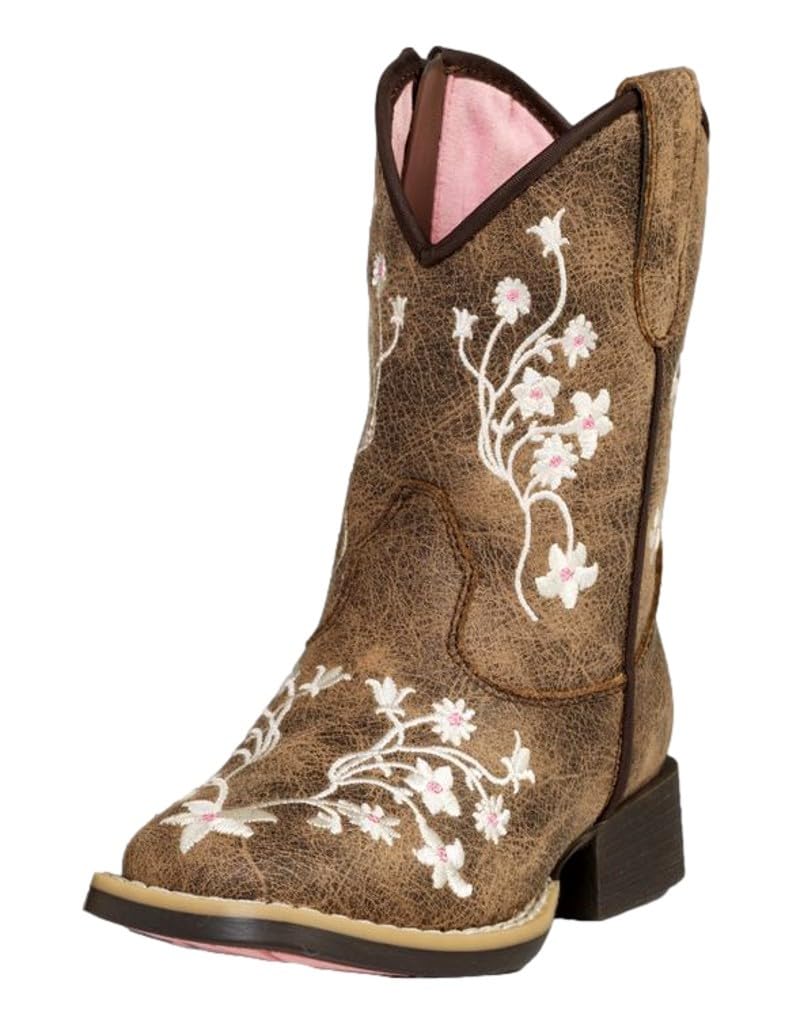 Twister Lily Toddler Boots, Grey/Brown, Size 7