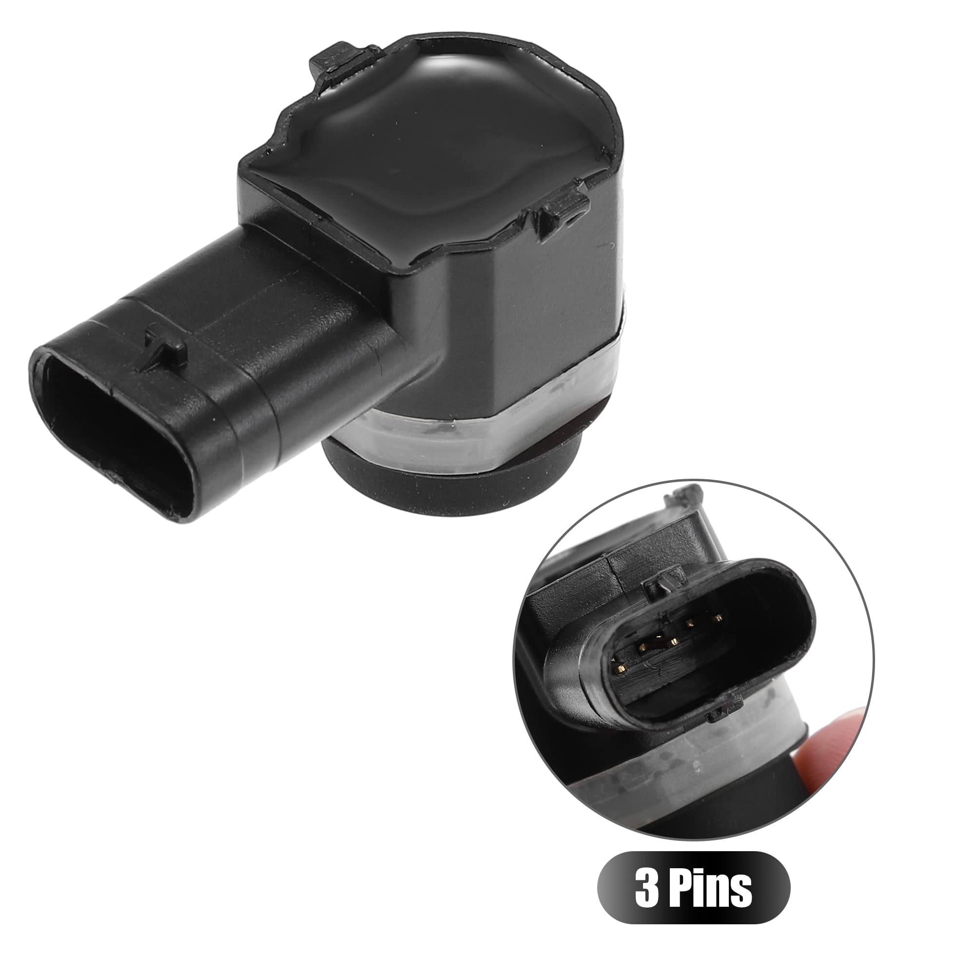 X AUTOHAUX 1pcs 31341633 30786639 PDC Reverse Parking Assist Sensor for Volvo, Black, 1.61"x0.91"x1.02" - Image 4