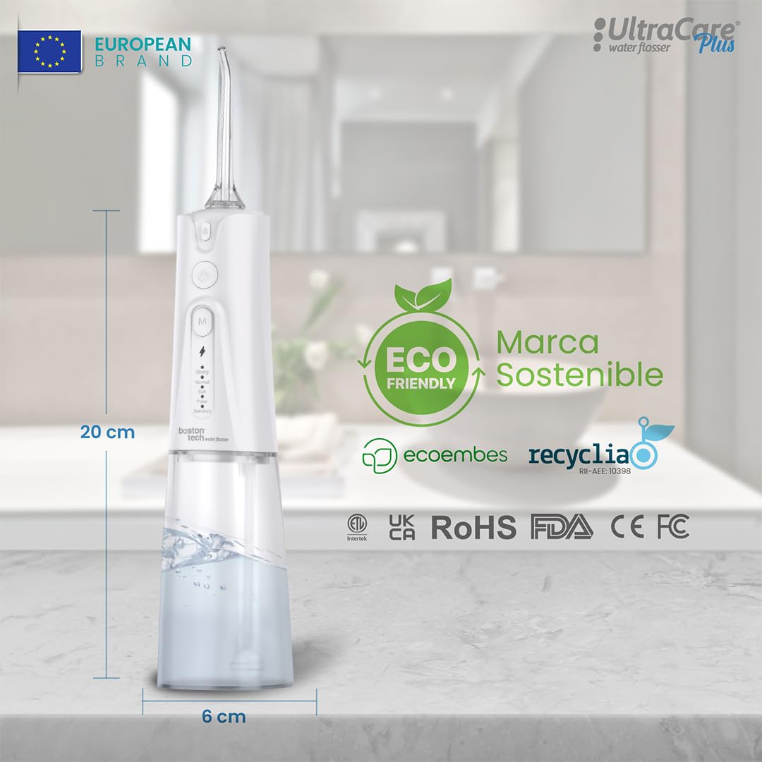 Compra Inteligente: Aquapik® 100 Irrigador dental Sobremesa + Aquapik® Plus en un Pack | Ahorra y Cuida Tu Salud Bucal en Casa y Viaje |Cubre diferentes necesidades bucales | Cuidado Premium