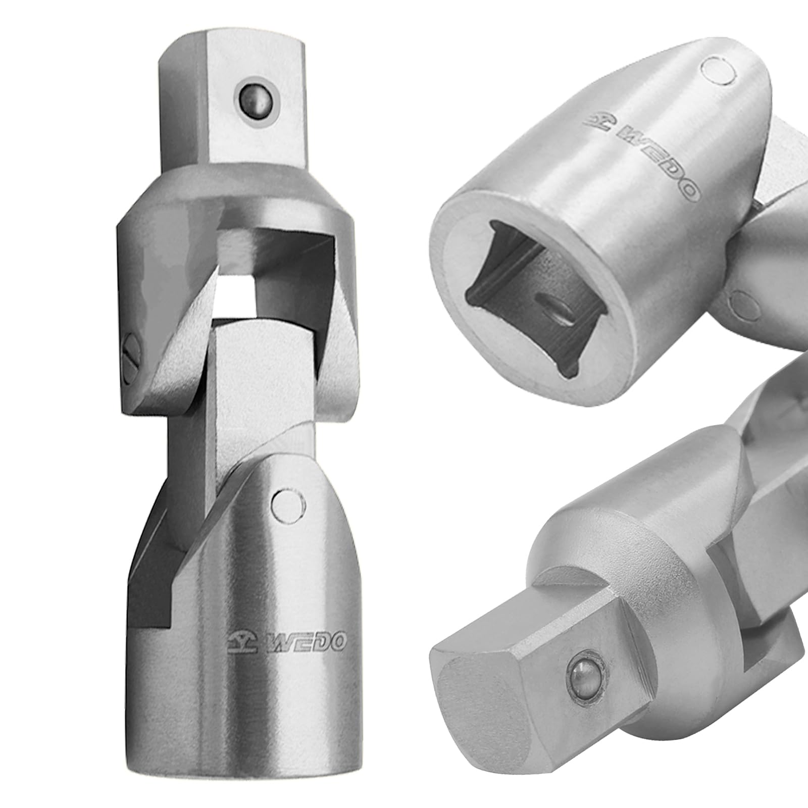 WEDO Joint universel en acier inoxydable, résistant à la corrosion, antirouille, durable, respectueux de l'environnement, 1,9 cm, longueur 110 mm
