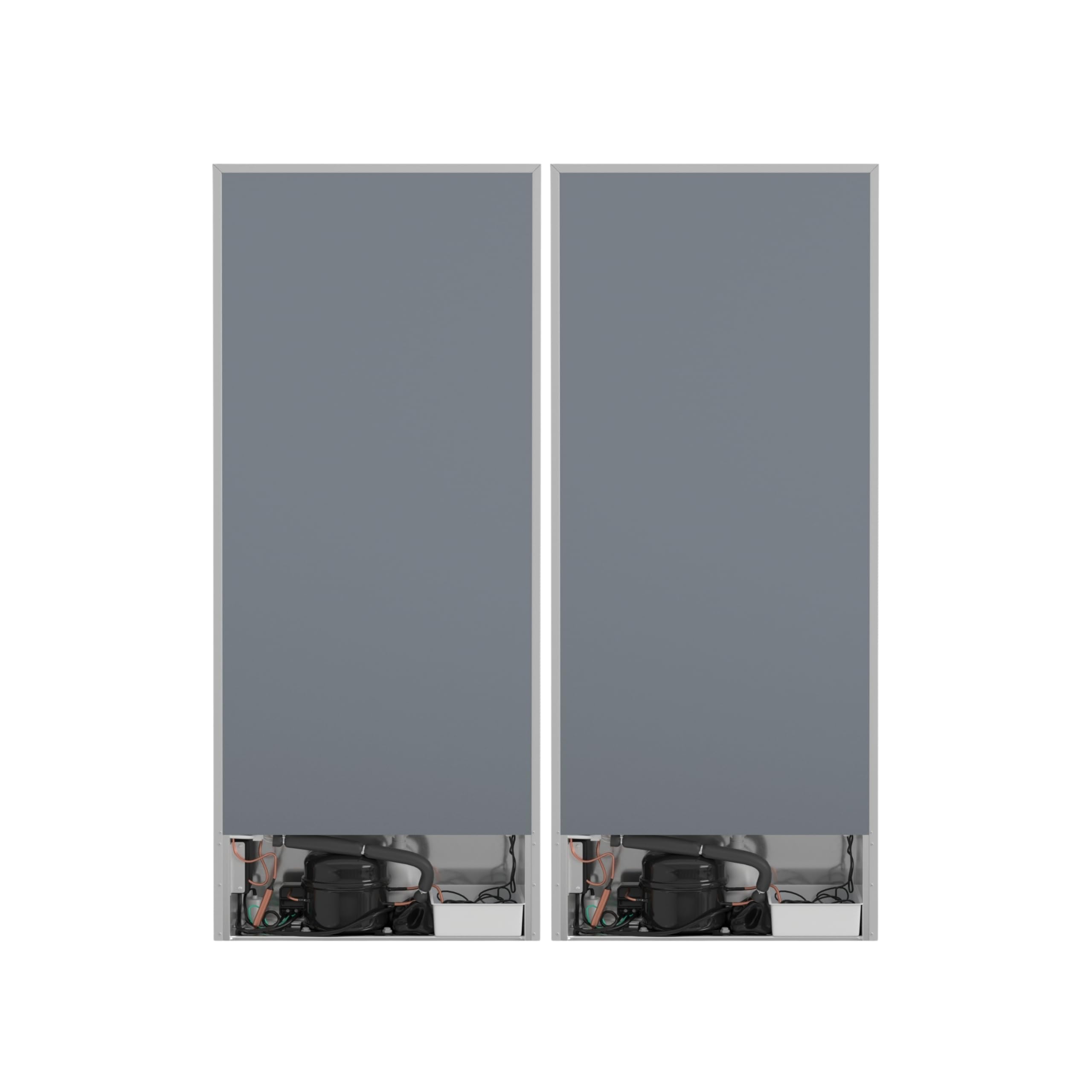 Conserv ENERGY STAR 17 Cu.Ft. Convertible Refrigerator Freezer Pair, Garage Ready— Modular Side-by-Side French Door Look, Use as Fridge or Freezer (Stainless) on Fridge.com