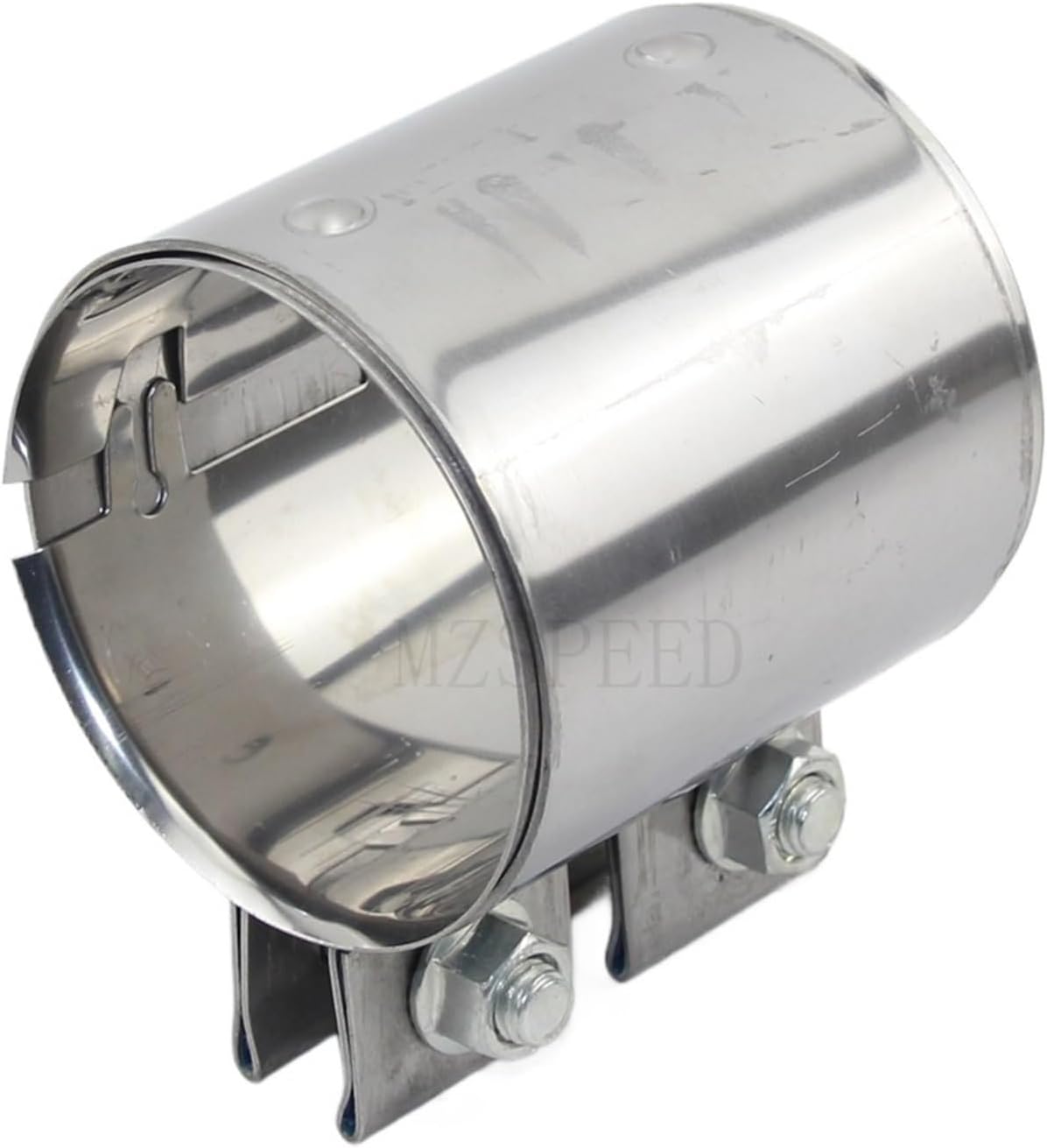 1pc 304 stainless steel pipe clamp Round pipe fastening fittings Strong butt fitting General hoop length 88mm(55mm)