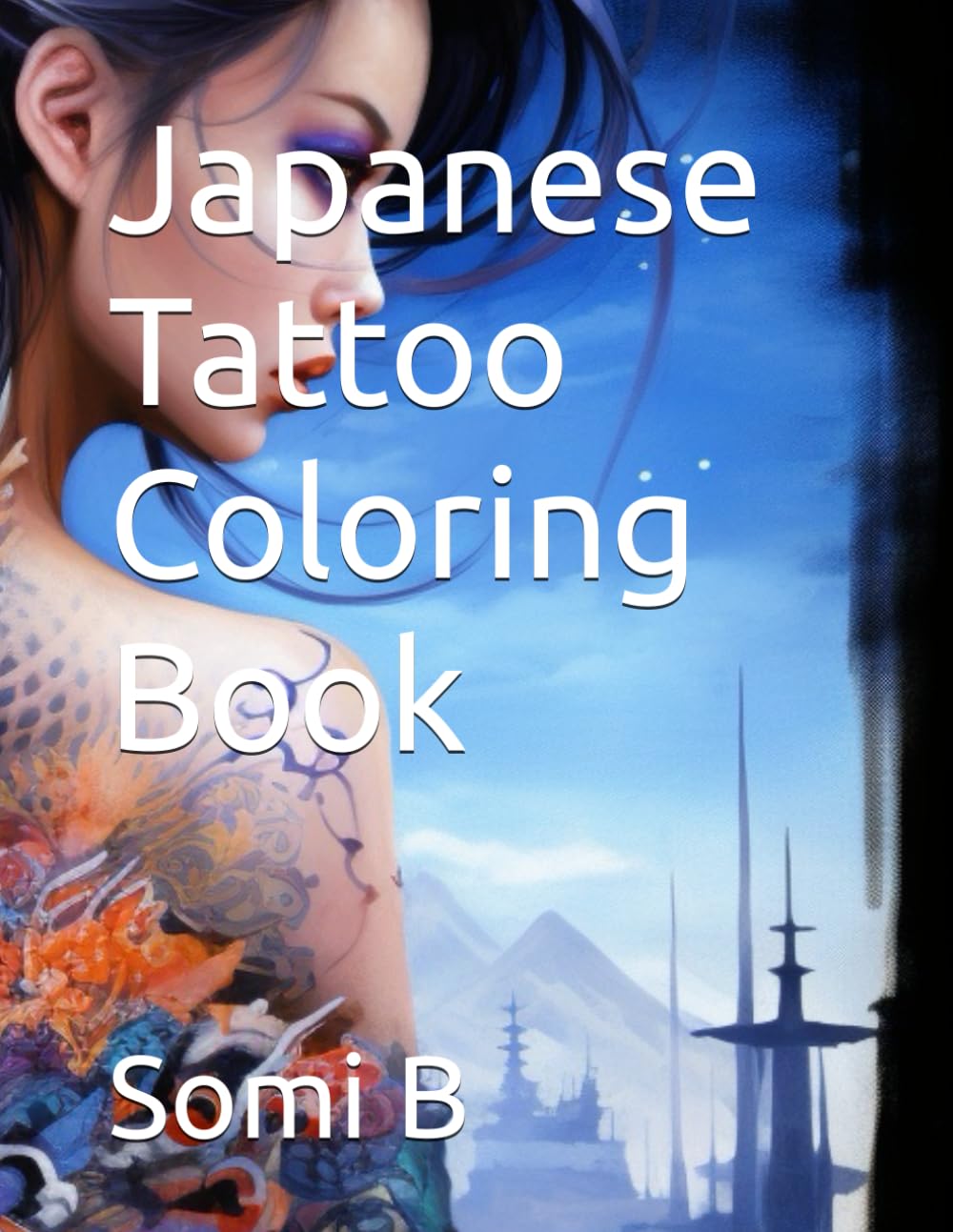 Japanese Tattoo Coloring Book