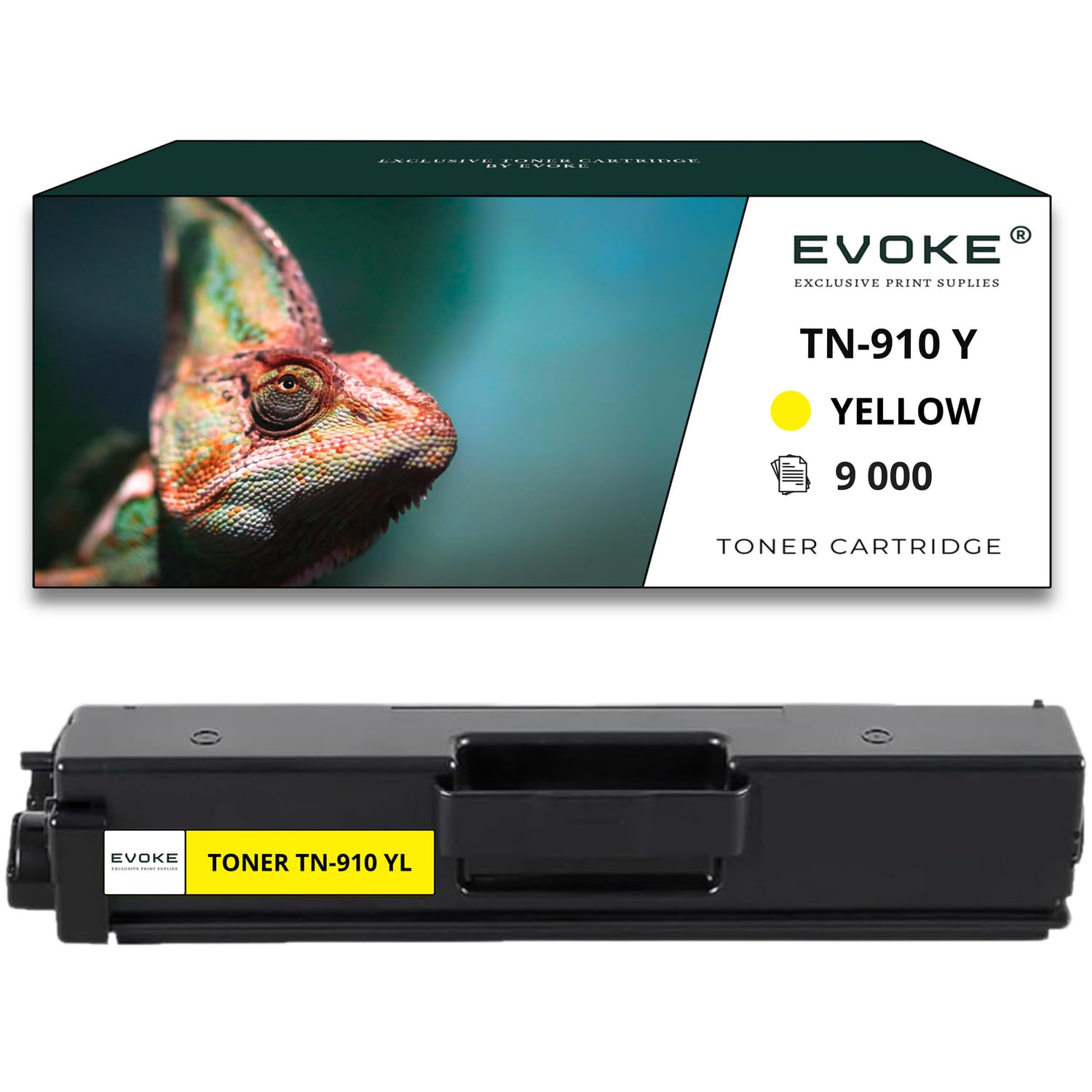 EVOKE TN910 TN-910 Toner Kompatybilny z Brother HL-L9310CDW MFC-L9570CDW MFC-L9570CDW (Zestaw CMYK) 36000 Stron