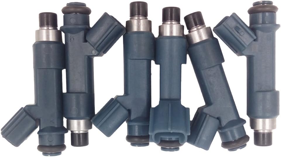 23209-39015 6pcs Set Fuel Injectors Gas Nozzles 12 Holes Replacement for 4Runner 2003-2010 FJ Cruiser 2007-2009 Tacoma Tundra 2005-2011 4.0L 23250-0P030 23250-31010