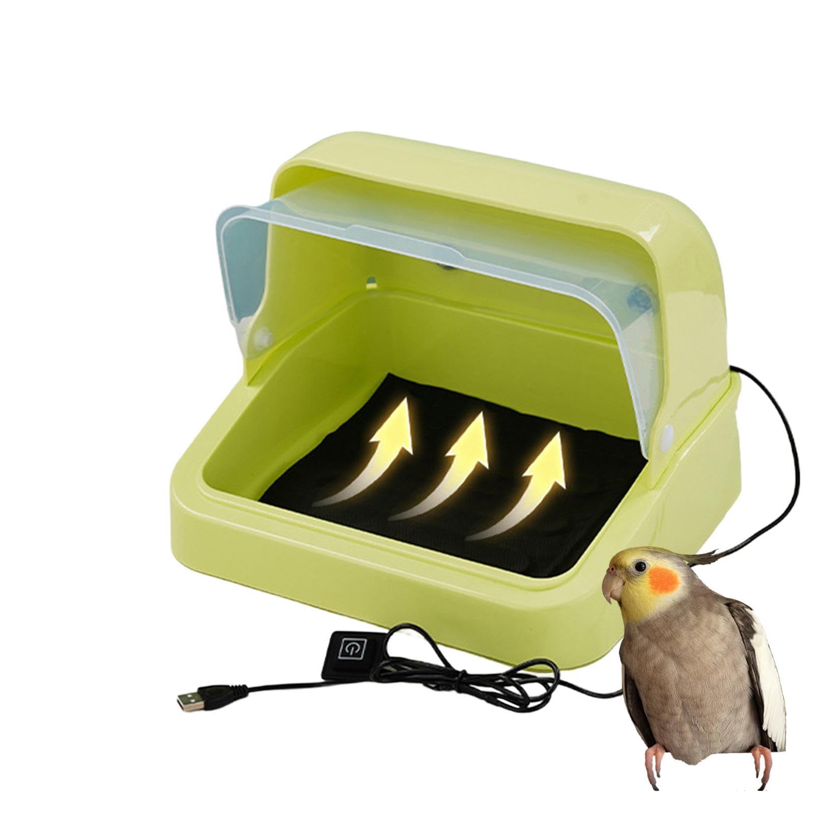Aufzuchtbox für Küken 3-Temperaturen-Geflügelaufzuchtkäfig | Geflügel Brutbox für Bauernhof Entenküken Wachteln Truthähne Leguane Vögel