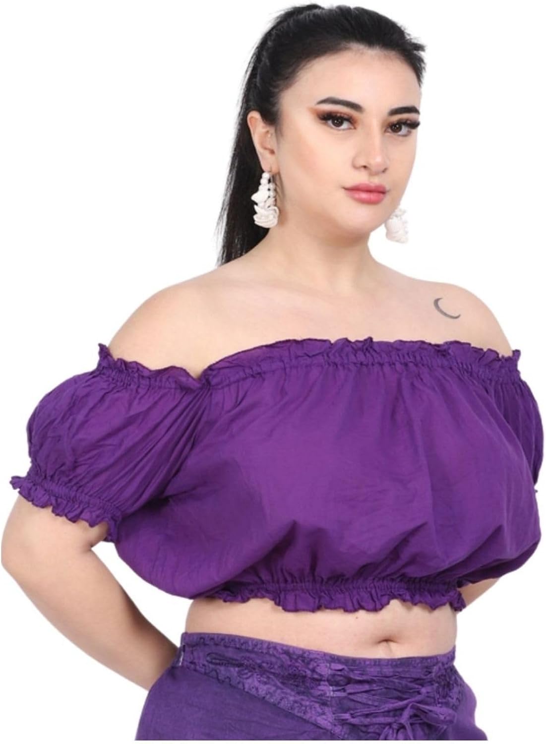 Womens 2 Piece Dress Outfits Solid Color Croptop Skirts Set