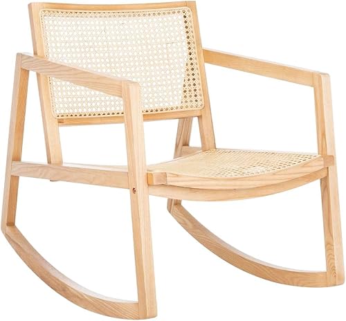 Safavieh Mecedora de ratán natural Couture Perth disponible en Yaxa Peru