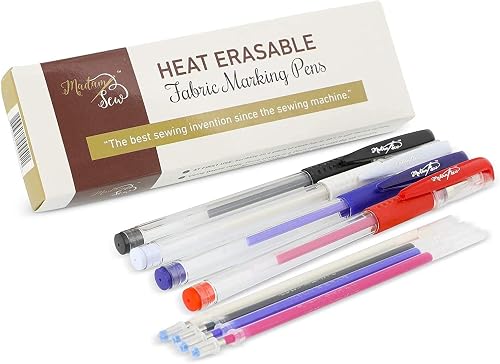 Madam Sew Heat Erasable Fabric Marking Pens | A Practical Gift for Sewing Enthusiasts