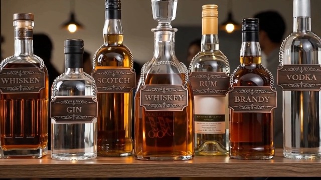 Amazon.com: Decanter Tags Copper Set of 8 for Alcohol - The Wine