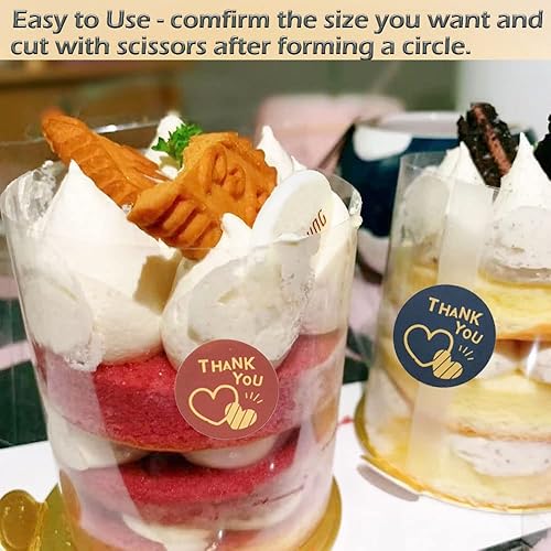 Miniatura 7 de DATANYA Collar de pastel de 4 x 394 pulgadas, rollo de acetato transparente para tartas, collares de mousse transparente para tartas, hojas de