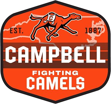 Campbell University Fighting Camels Scenic Background Vinyl Magnet - Officially Licensed 6-Inches Wide