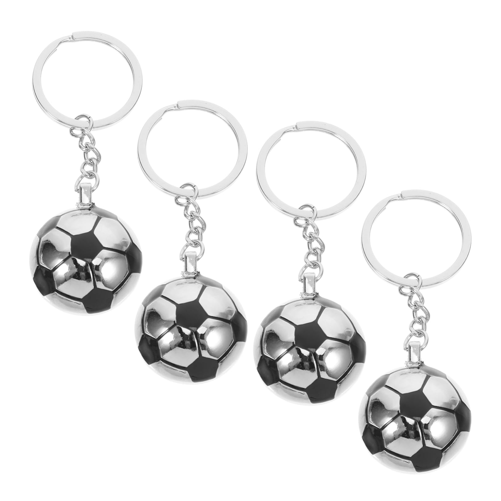 TOYANDONA 16piezas Llaveros De Fútbol Decorativos Colgantes Para Fiesta De Cumpleaños Accesorios De Bolsa y Mochila Para Amantes Del Fútbol