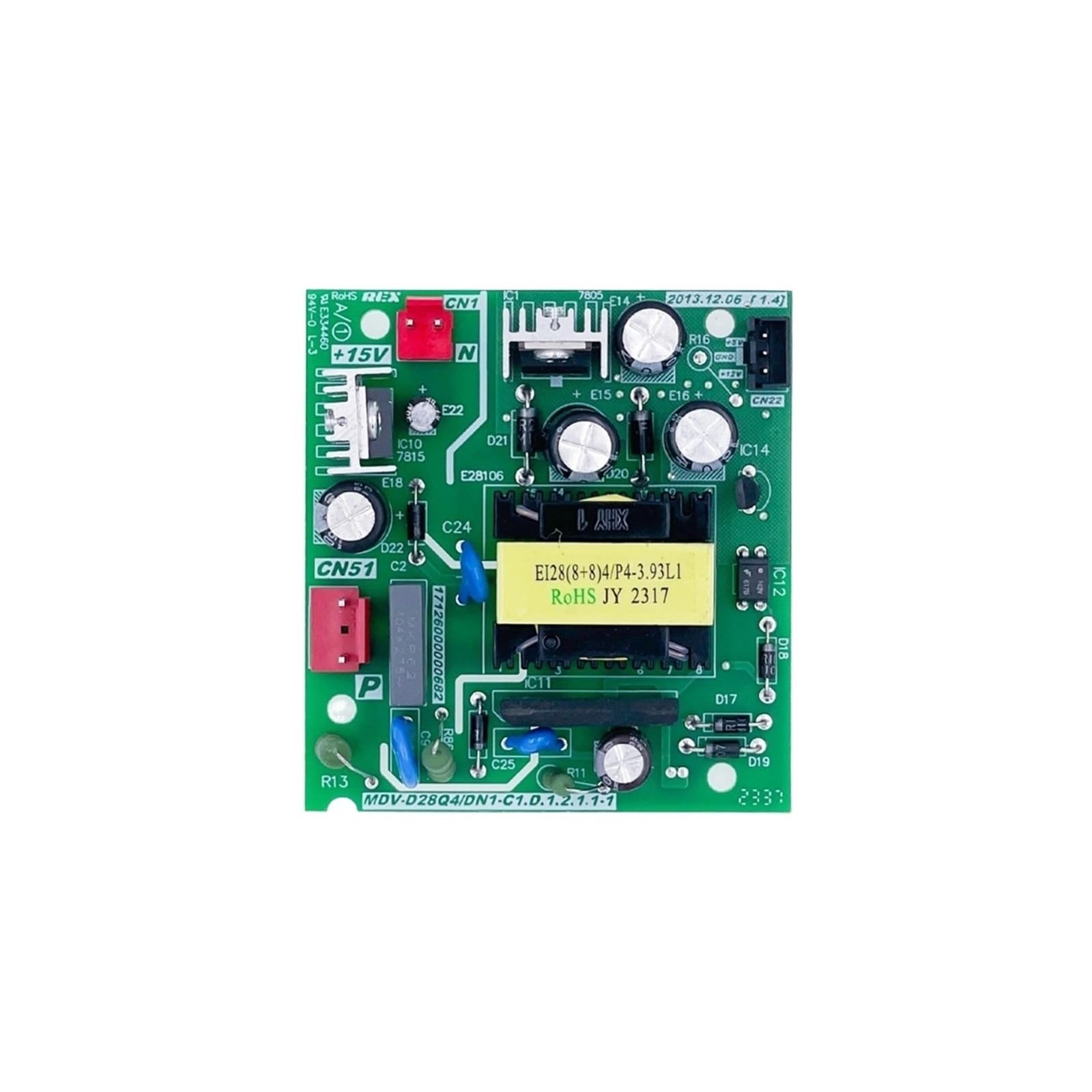 X psblty Compatible For Midea，17126000000682 MDV-D28Q4/DN1-C1.D.1.2.1.1-1，Components Central Air Conditioner Control Board Circuit PCB