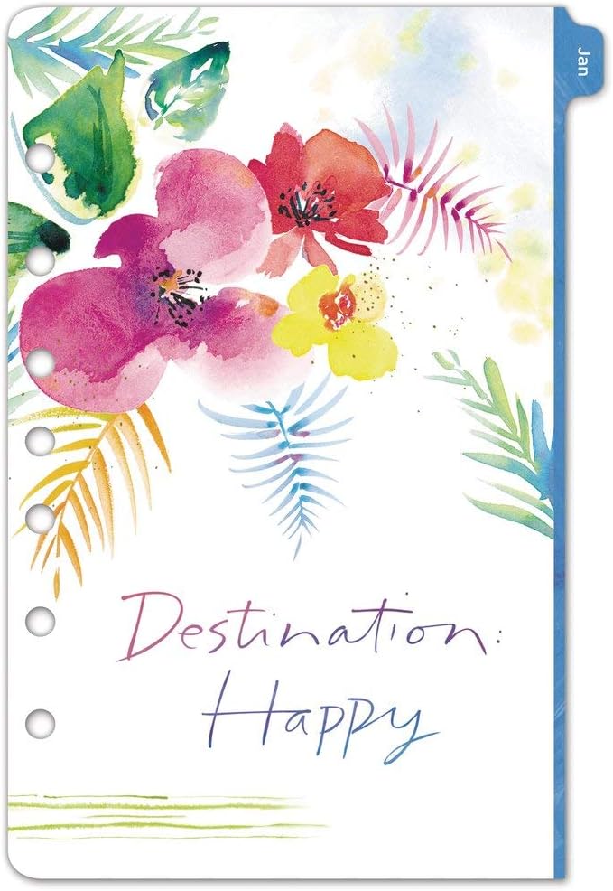 Kathy Davis for Day-Timer 2020 Weekly Planner/Appointment Book Refill, 5-1/2" x 8-1/2”, Desk Size 4, Two Pages Per Week, Loose Leaf (52122)
