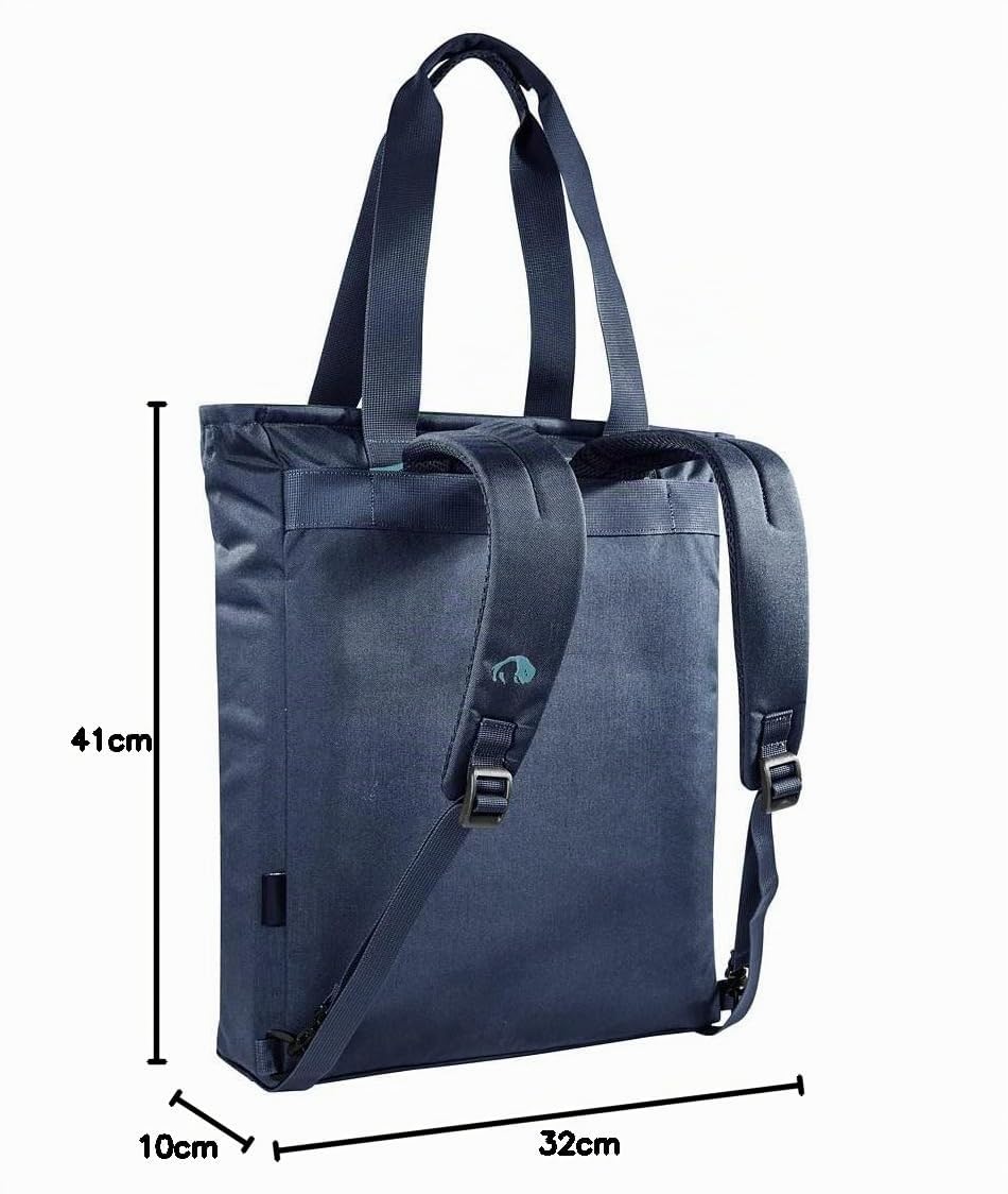 Tatonka Rucksacktasche Grip Bag 13l - Tasche mit verstaubaren Rucksackträgern und Laptopfach - als Tasche oder Rucksack verwendbar - 13 Liter