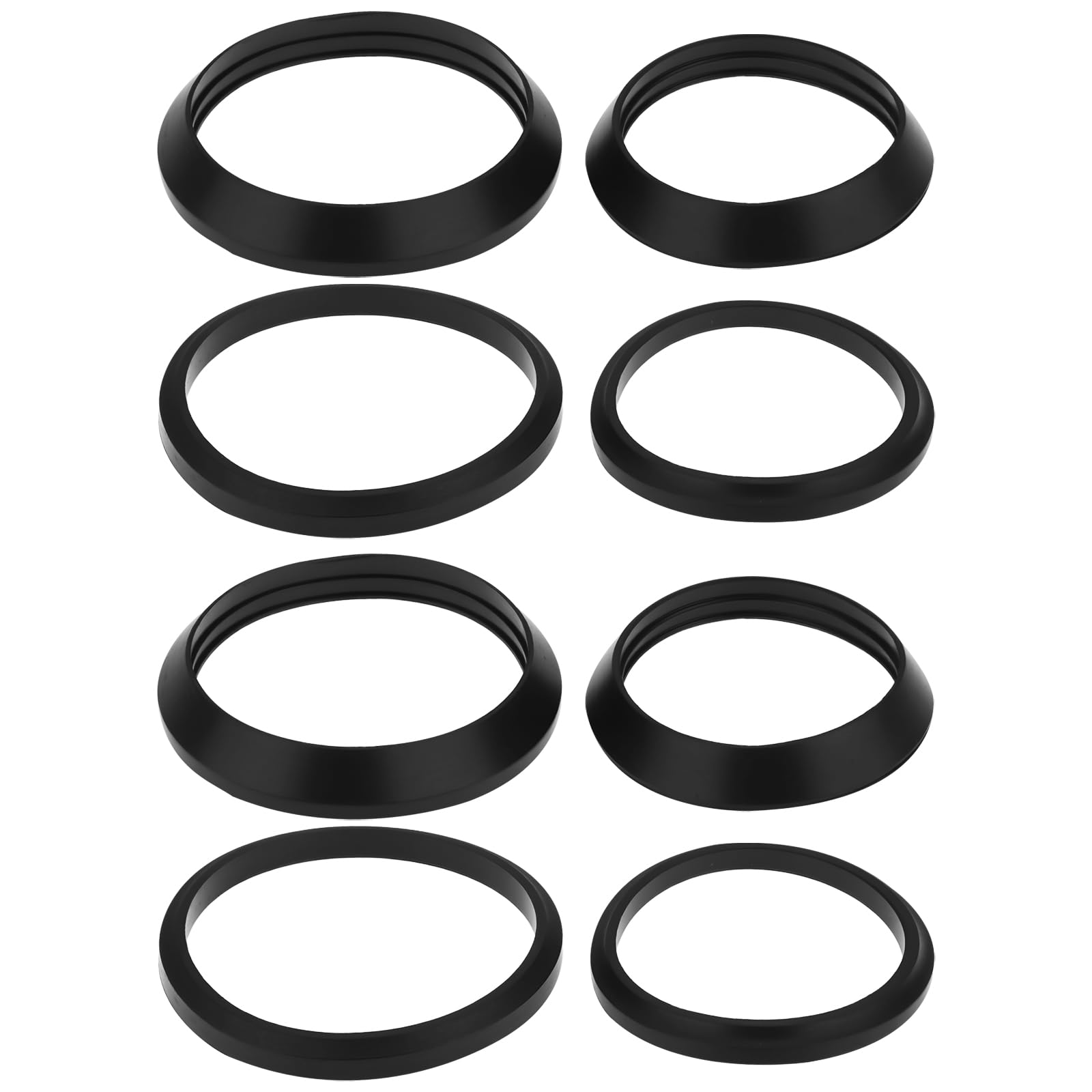 VGOL 8Pcs Trap Inlet Outlet Rubber Washer Mixed Pack,1 1/4 and 1 1/2 Washers for Basin, Bath, Kitchen Sink Plumbing Seals