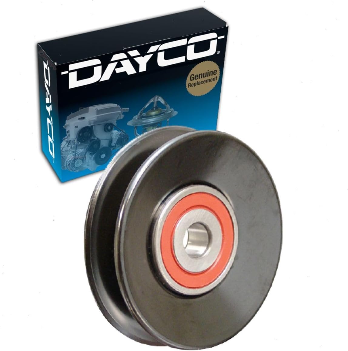 Dayco Power Steering Drive Belt Idler Pulley compatible with Toyota Pickup 2.4L L4 1982-1987