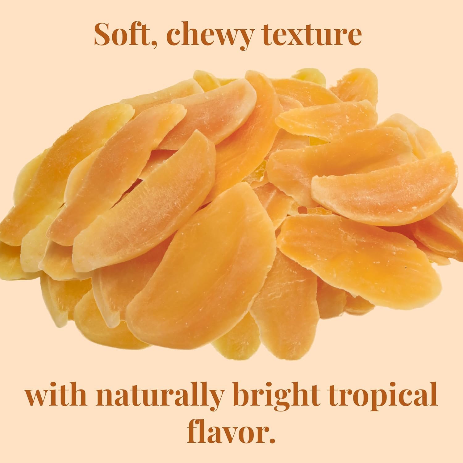 Natural Dehydrated Mango Slices 1.5 lb | Sweet Chewy Dried Mango | No Color Added Kosher Snack for Recipes Smoothies and Baking | Resealable Bag - Image 6