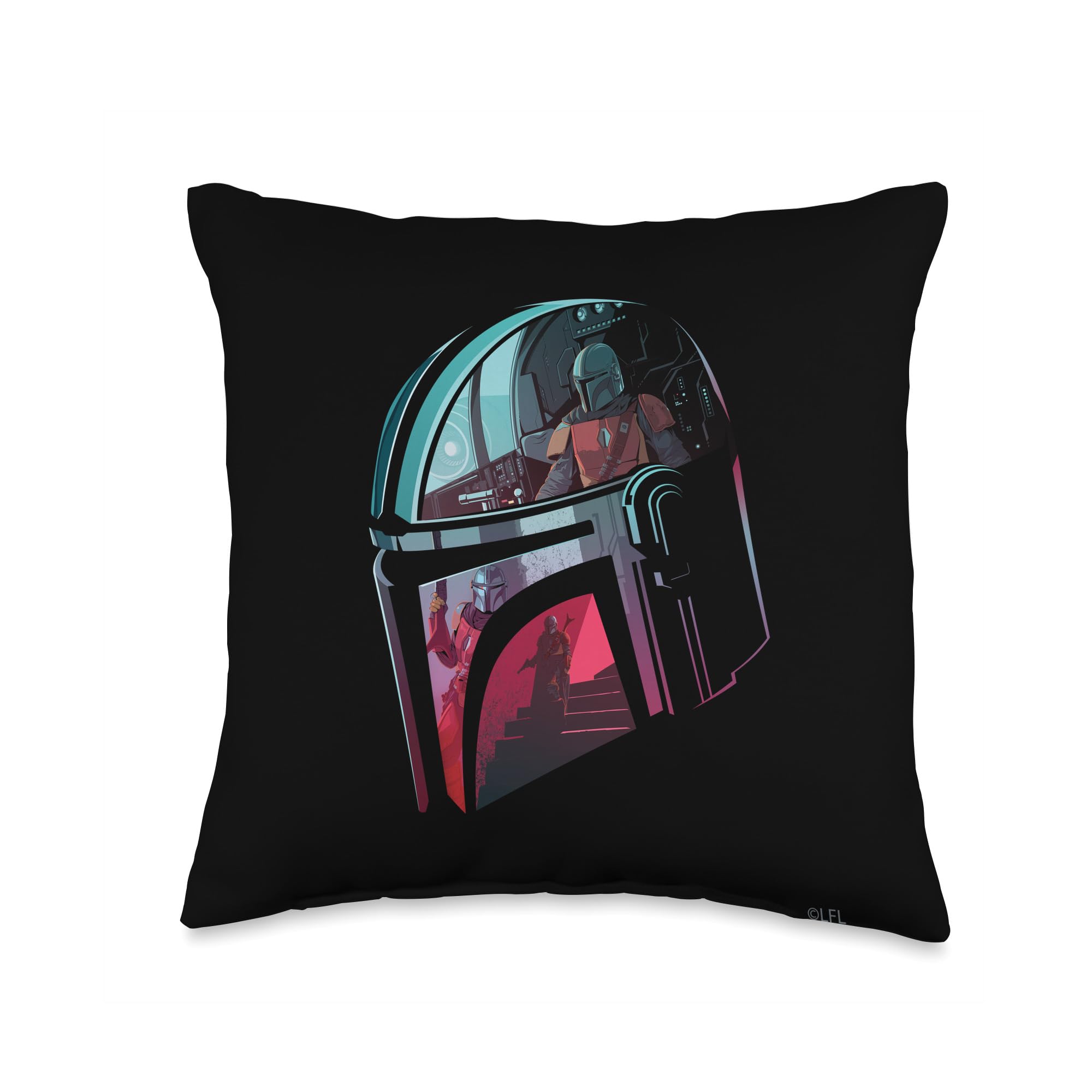 Coussin Star Wars Mandalorian Din Djarin Beskar, idée cadeau idéale pour fan de science-fiction