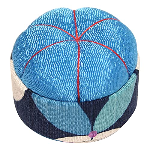 Amazon | 針山 ピンクッション 青/七宝 ブルー ちりめん 布製 日本製