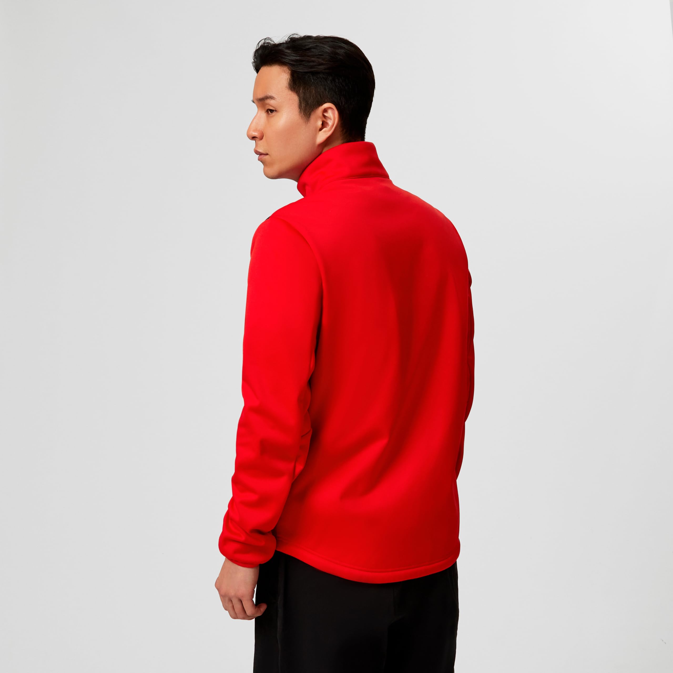 PUMA Scuderia Ferrari - Chaqueta Soft Shell | Diseño del equipo, cierre con cremallera, protección contra la lluvia, ideal para días de carrera