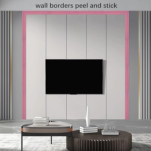 Miniatura 3 de Moldura de corona para despegar y pegar, borde flexible de pared, base de pared autoadhesiva, base de vinilo autoadhesiva, moldura de pared de