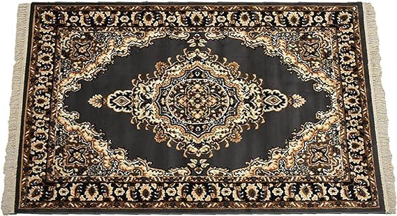 Image of Soft Washable Beautiful Acrylic Rugs for Home Decor Living Room 5x7 feet (150 x 200 CM) Grey