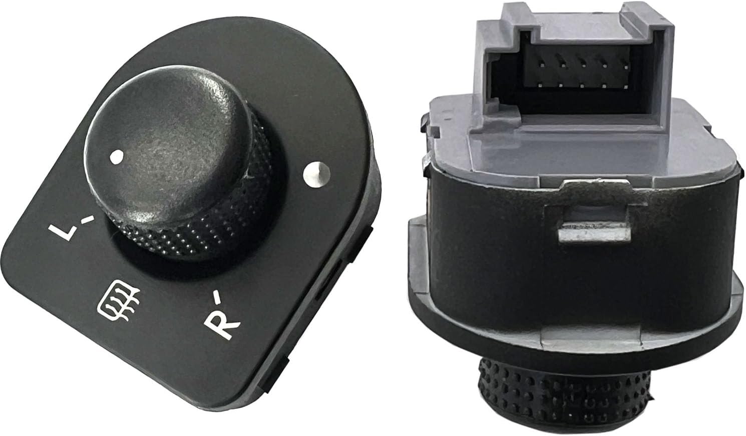FainWan Left Side Master Adjust Knob Side Mirror Switch Button 1J1 959 565F 1J1959565F Compatible with Golf Beetle Jetta Mk4 Passat B5/B5.5