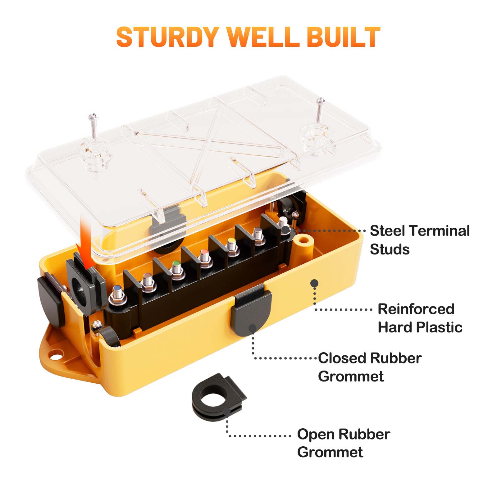 Pollak 12-701U Trailer Wiring Connector Mounting Bracket
