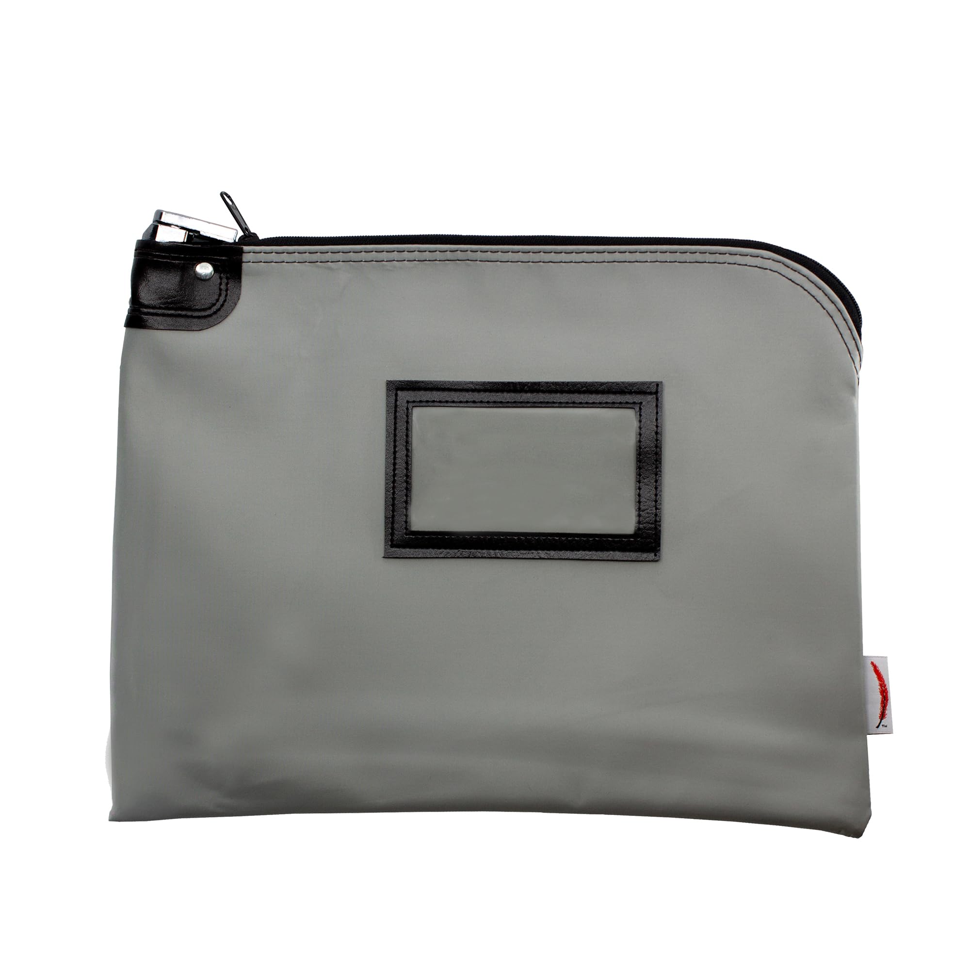 Bolsa de seguridad con cierre compatible HIPAA 11x15 pulgadas gris