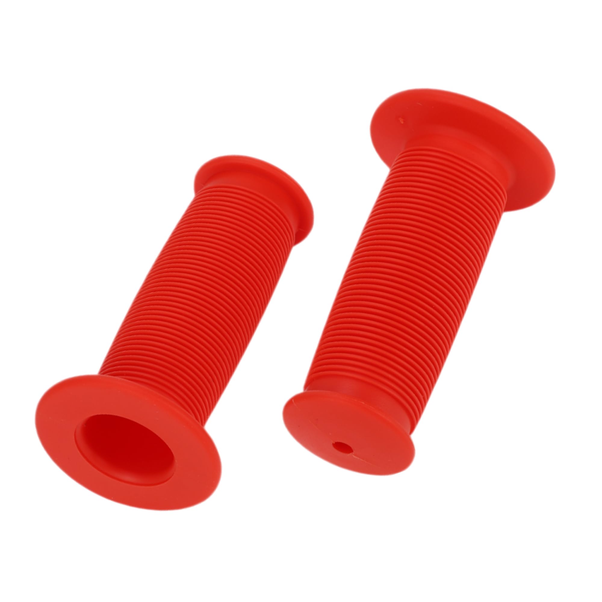 TUCKBOLD Bike Handlebar Grips Covers 85mm Long Lightweight | Bicycle End Grips Protector Red 1 Pair