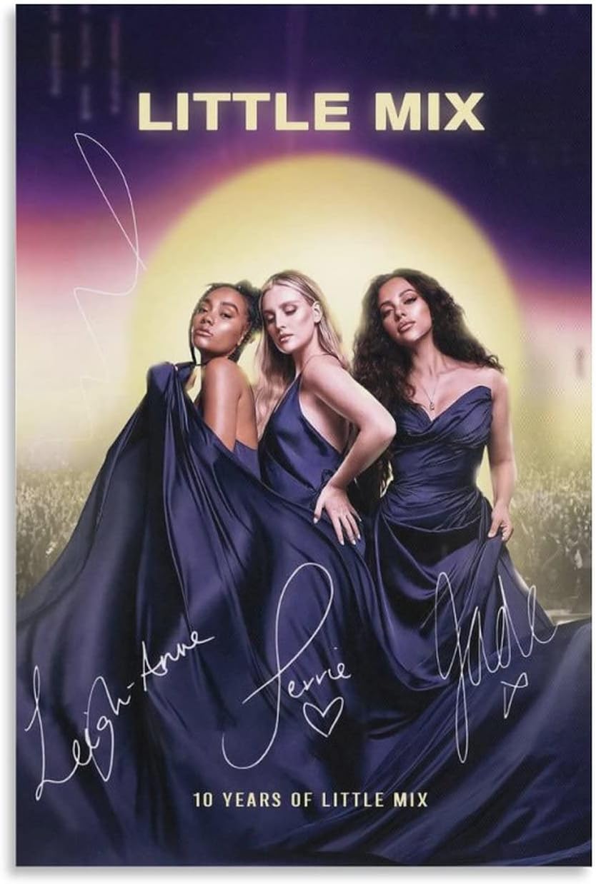 LANGYA Little Mix Between Us 5 Canvas Poster Wall Art Decor Print Picture Paintings for Living Room Bedroom Decoration Unframe-style 12x18inch(30x45cm)