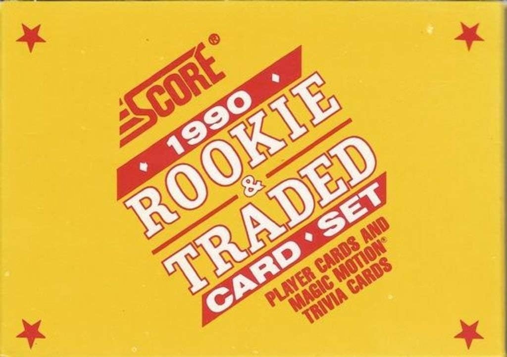 1990 Score Rookie & Traded Baseball Card Set