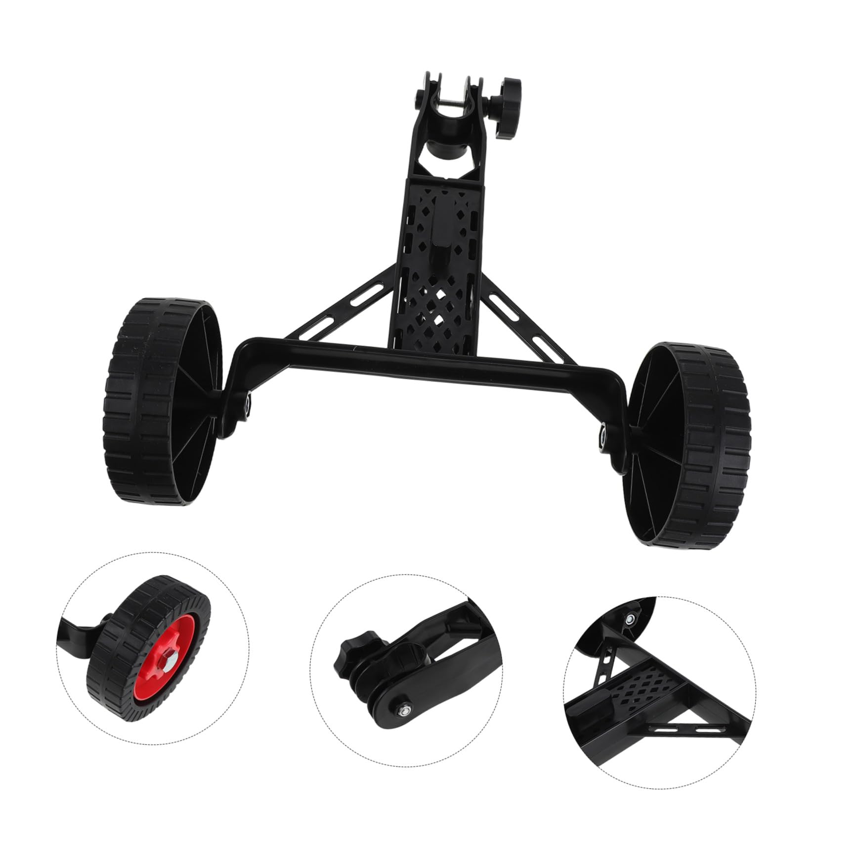 Toddmomy Rueda Auxiliar de Soporte de 26 Mm Accesorio Compatible para Desbrozadora Rueda Negra para Jardín para Manual Uso Exterior