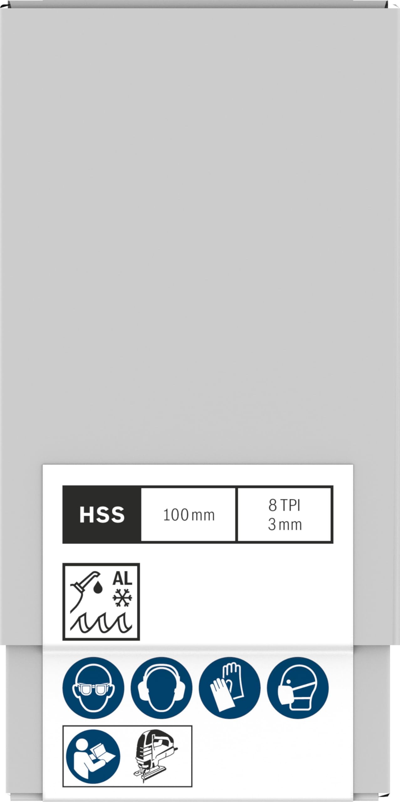 Bosch Professional 100x Hojas de sierra de calar T 227 D Special for Alu (para Aluminio, accesorios Sierra de calar), Color Plata, 3-15 mm
