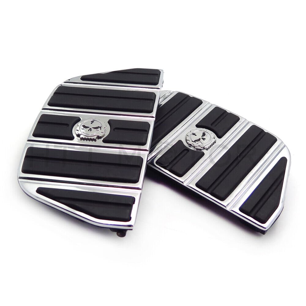 Motorcycle Accessories Skull Footboard Covers For Harley Davidson Motorcycles  Skull Design Footboards, image size:1000x1000