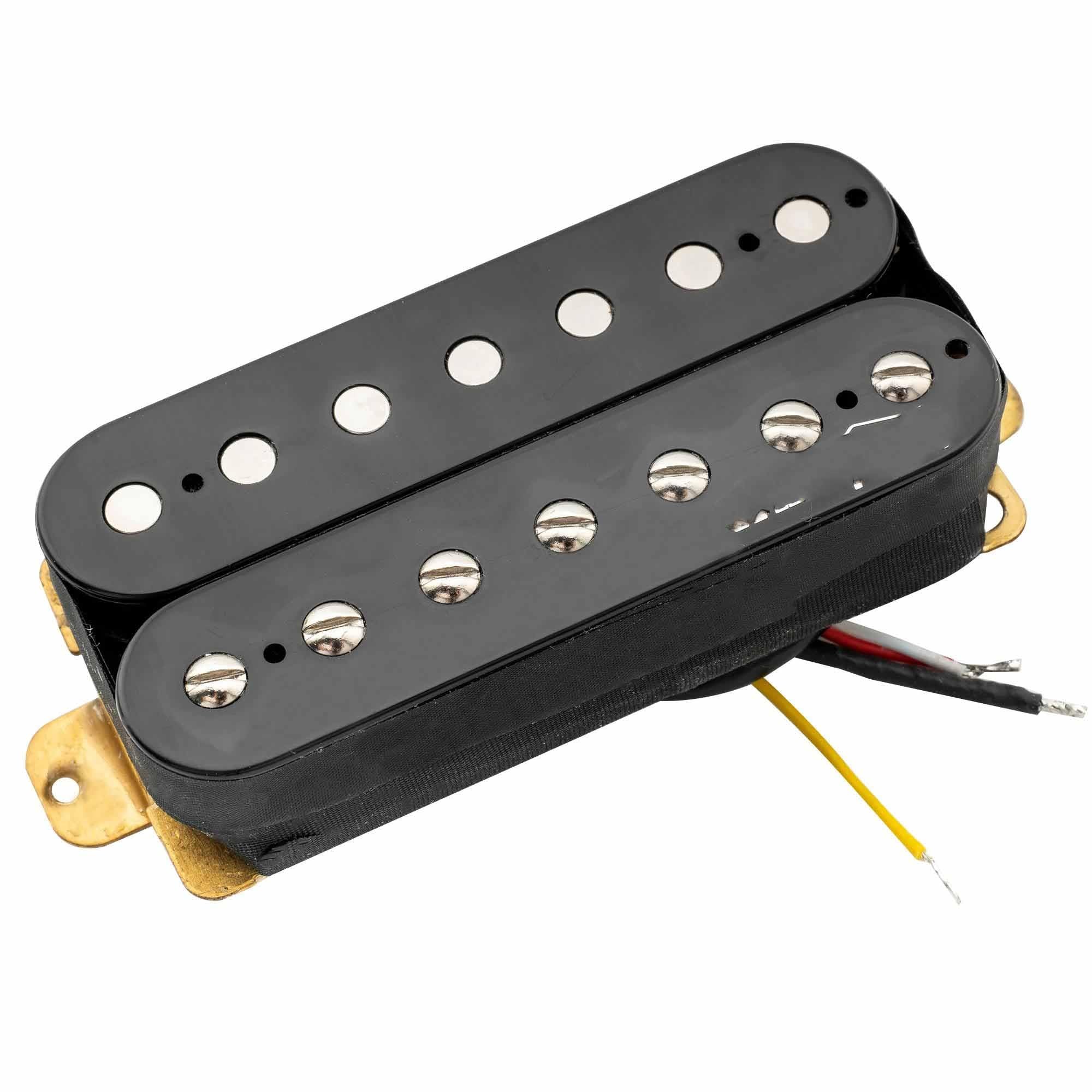 Parti Per Chitarra Elettrica Pickup Humbucker Al Ponte In Ceramica | Stile aperto classico per chitarra elettrica a 7 corde nera(1 Pc Bridge Black)