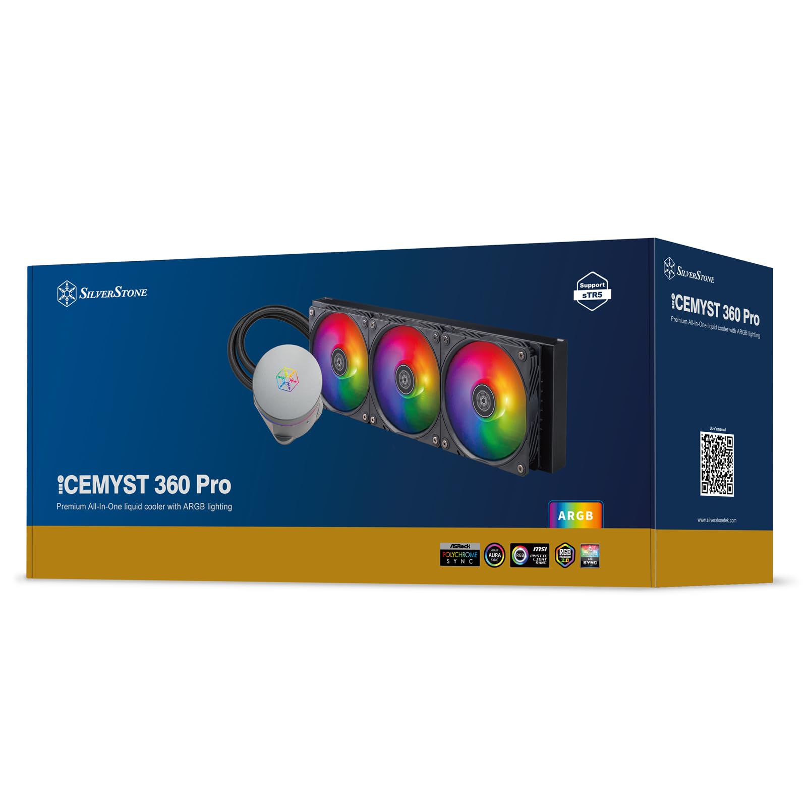 Amazon.com: Silverstone SST-IM360-PRO 360mm All-in-One CPU Cooler