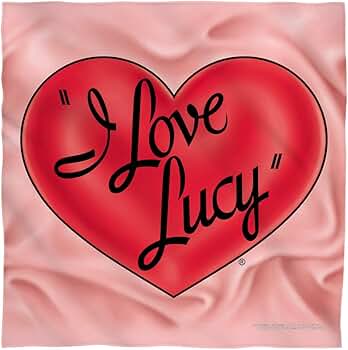 Amazon.com: I Love Lucy 3D Logo Bandana (21 in x 21 in