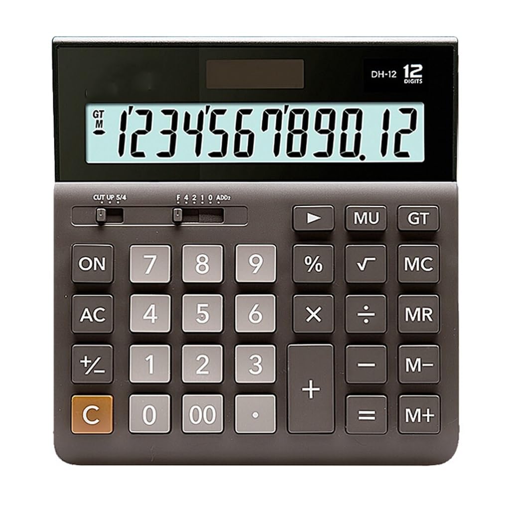 JFDBGU Calculadora De Oficina Financiera Computadora Electrónica Solar Mini Computadora