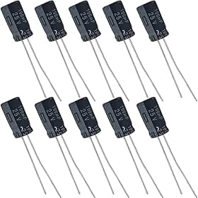 Capacitor Eletrolítico 100uF 25V - Kit 10 Peças