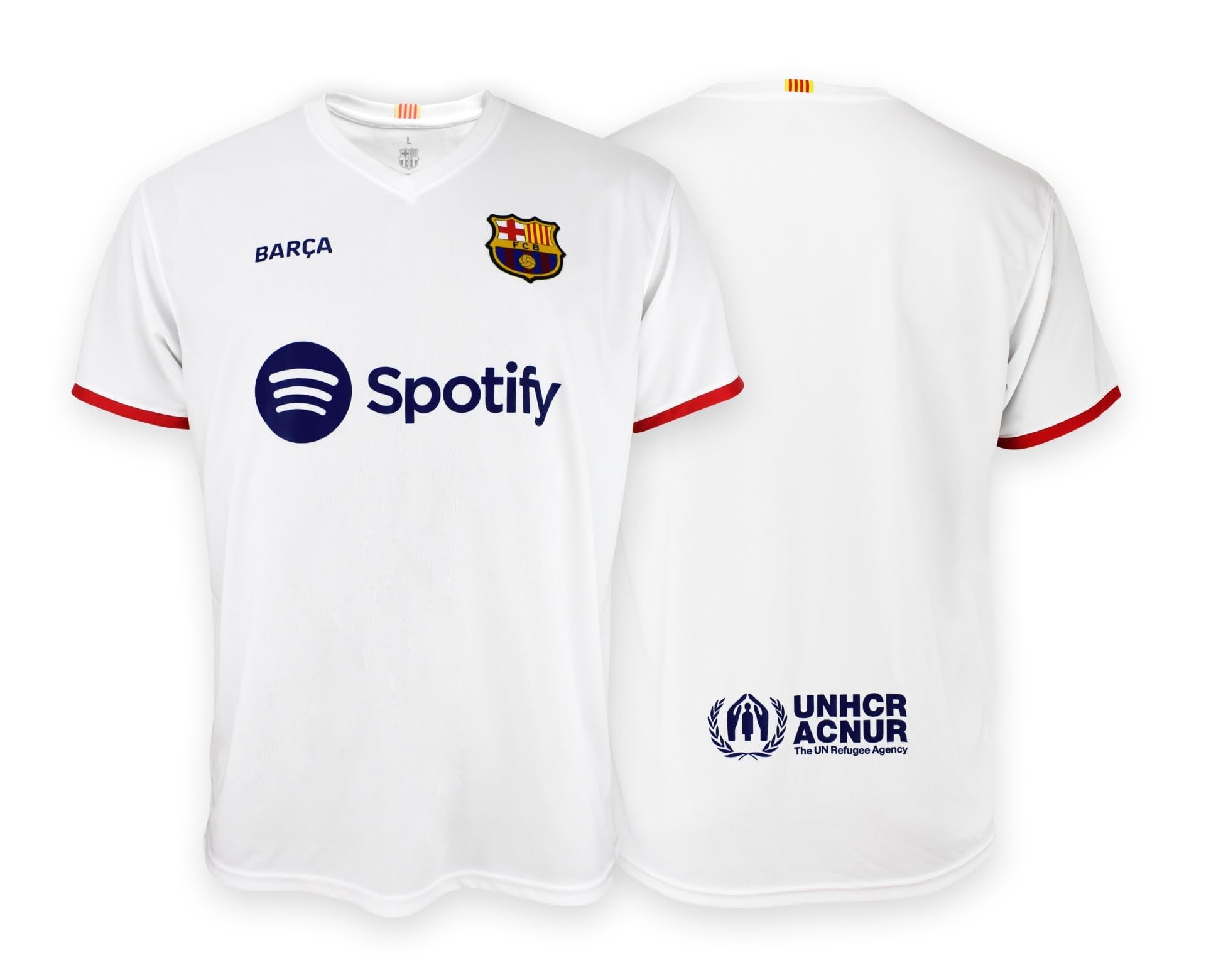 FC Barcelona Camiseta 2ª EQ Temporada 2023-24 Replica con Licencia -Dorsal Liso - Adulto