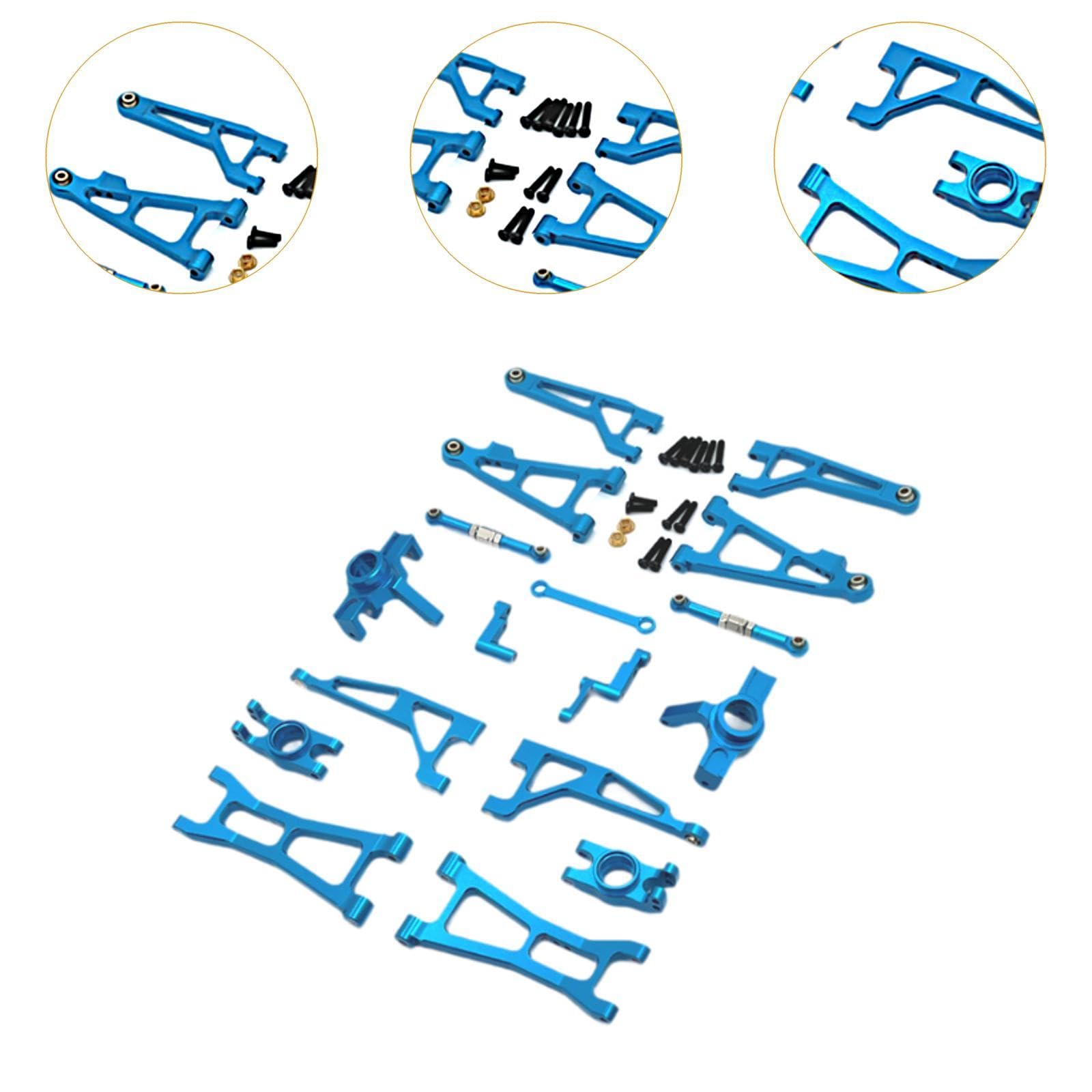 1/16 RC Autoteile, Ersatz, DIY, Robuste Ersatzteile, Montage, Upgrade, RC Autozubehör für 16207 16210 16209 H16 RC SUV, Himmelblau